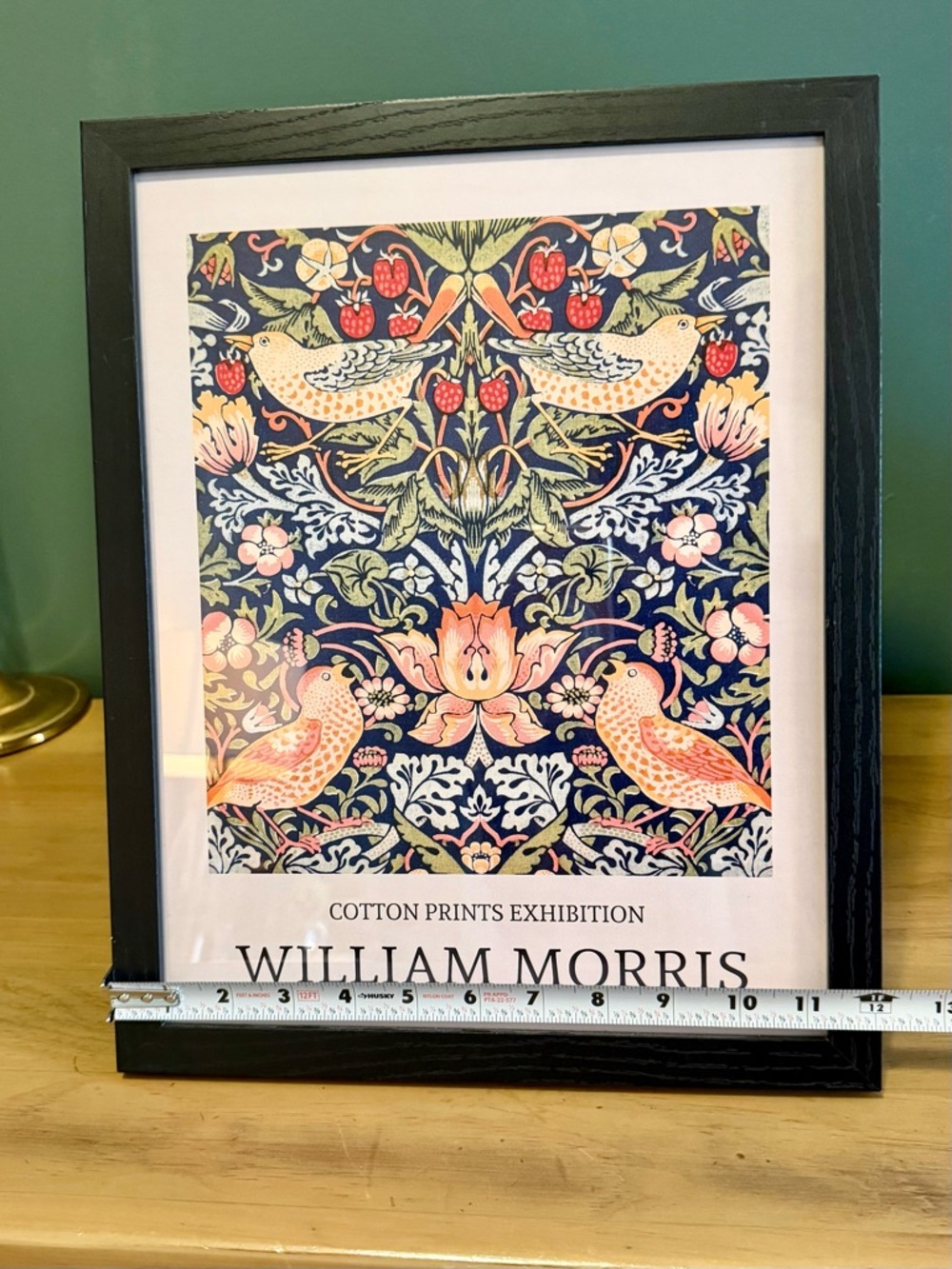Set 3 William Morris Framed Prints Cottagecore Wall Art 12x12 - Picture 6 of 8
